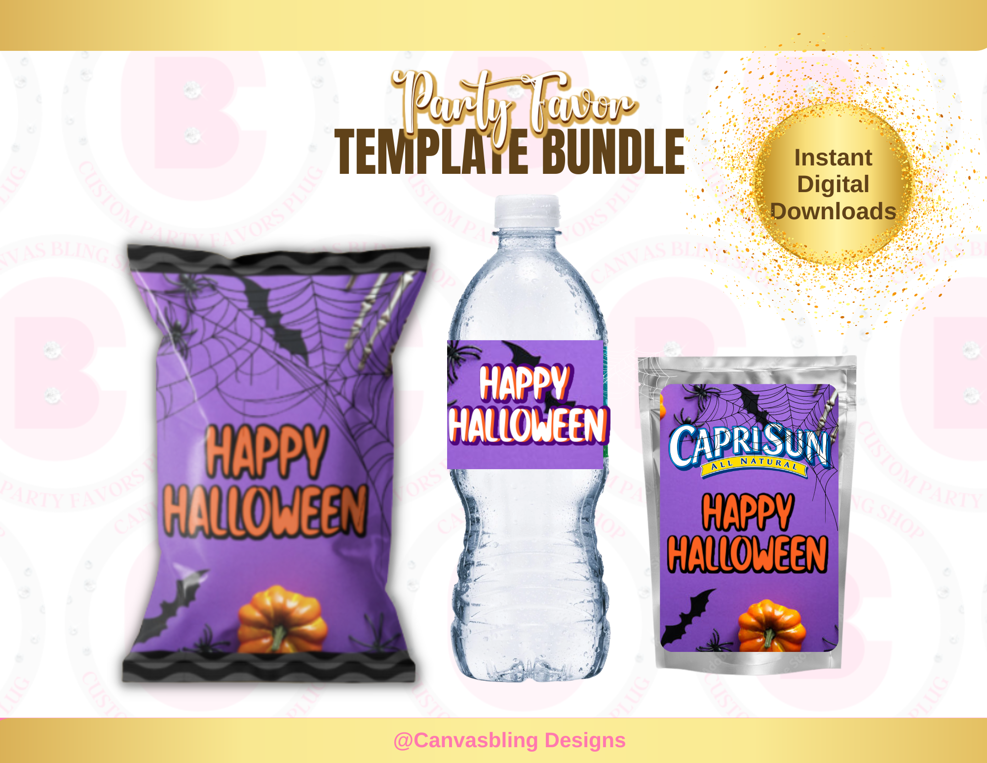 Purple Halloween (editable)