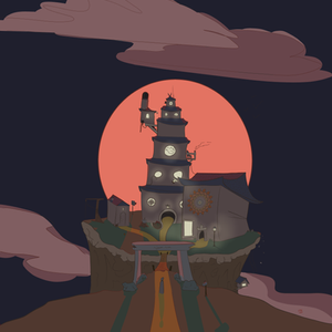Pagoda on the cliff