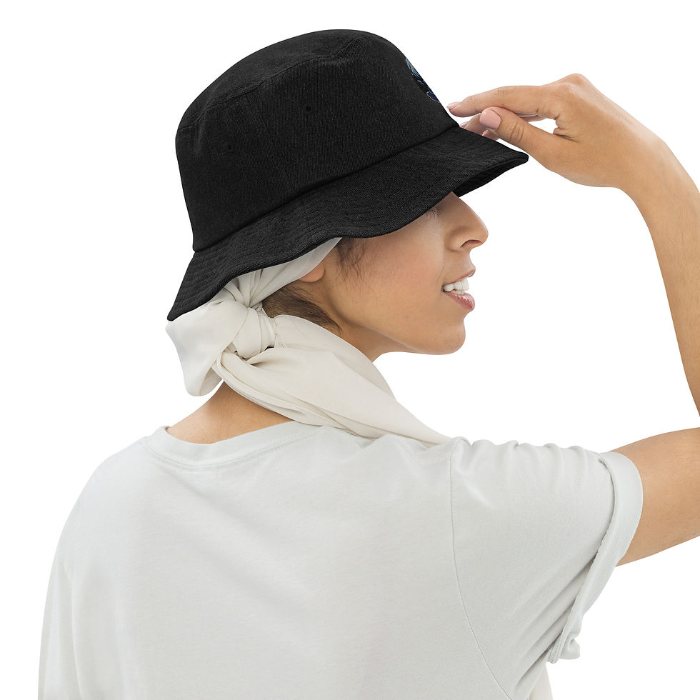 Thumbnail: 4BGWG Denim bucket hat