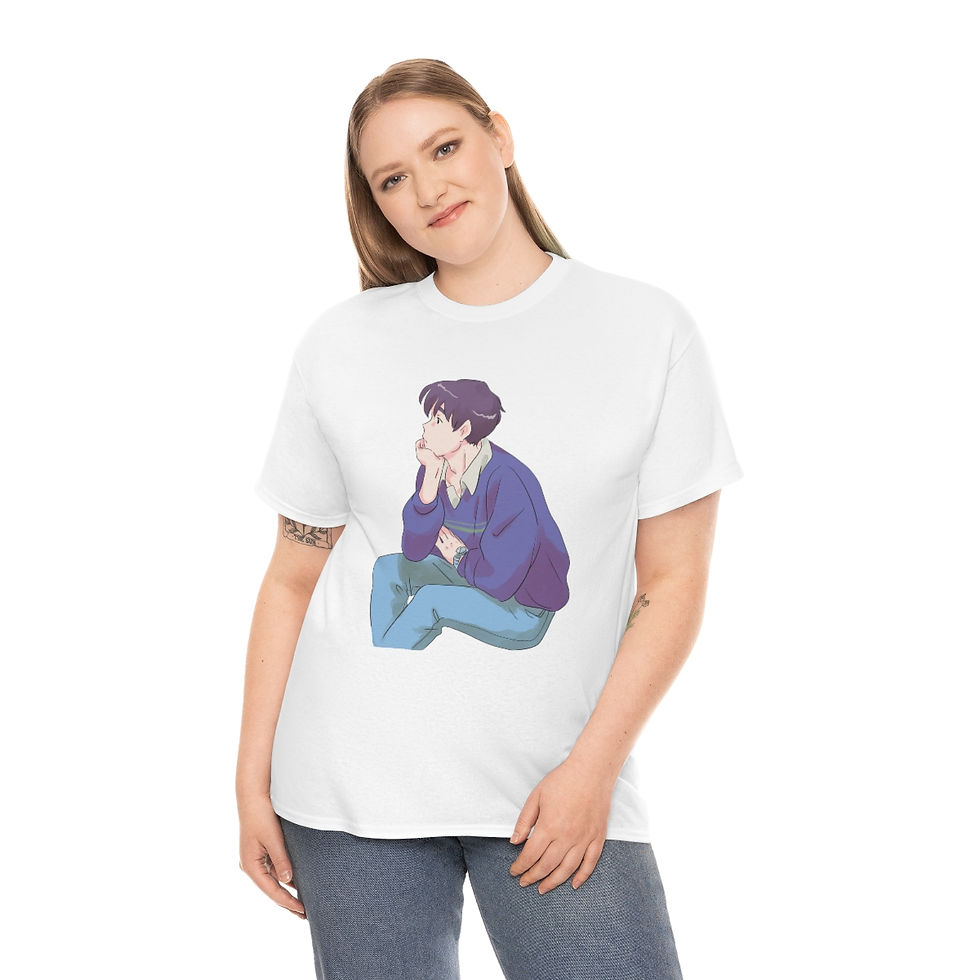 Thumbnail: Anime Thinker Unisex Heavy Cotton Tee