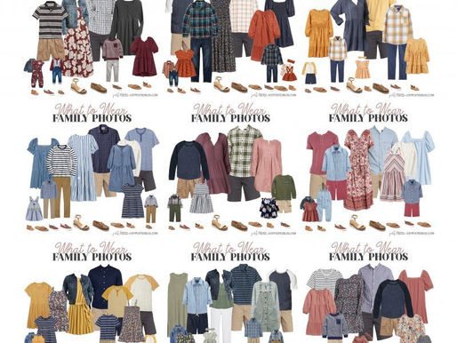 Extended Family Photos What to Wear