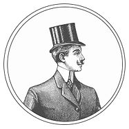 Decorative man logo