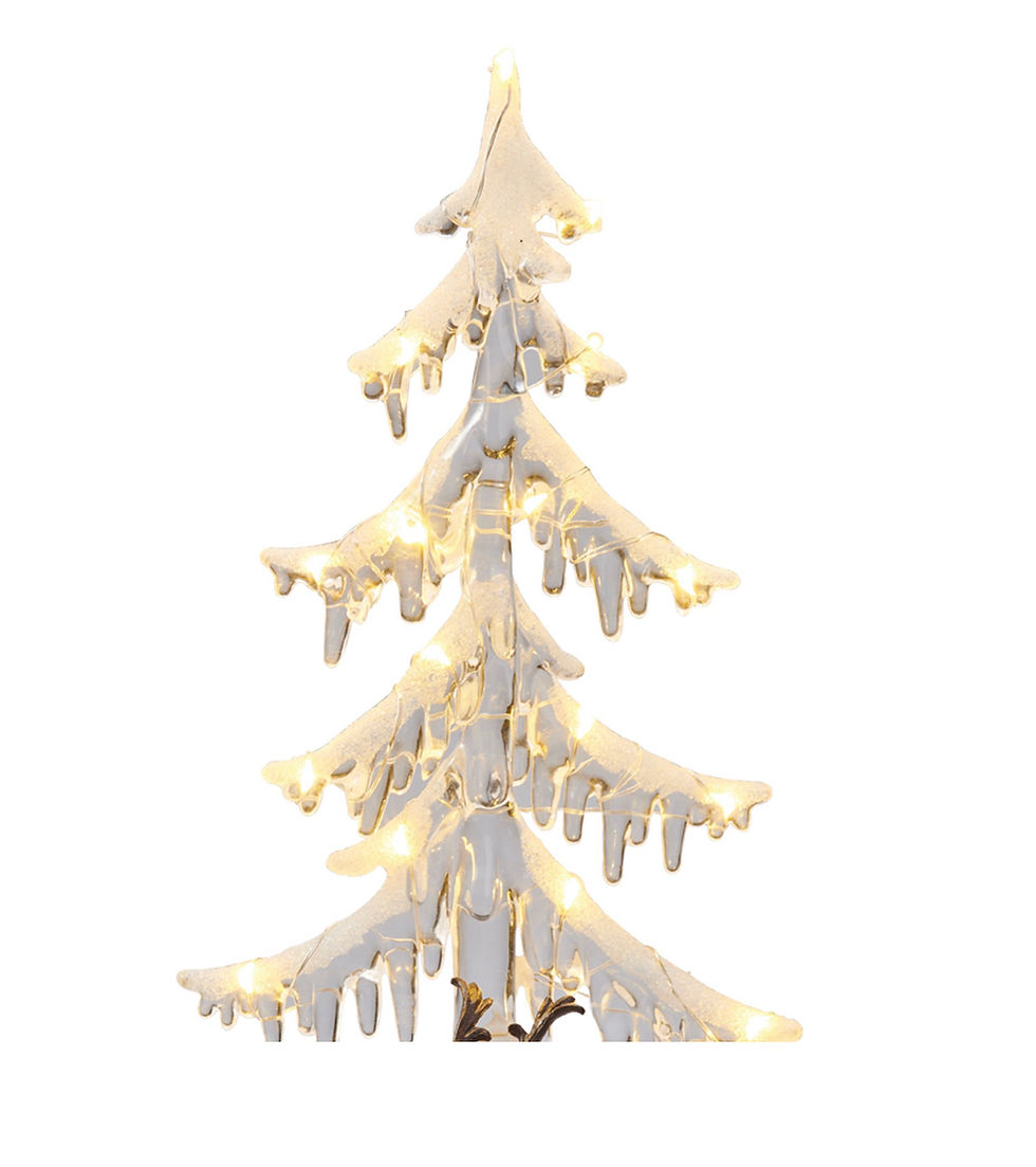 Thumbnail: Holiday LED Acrylic Tree with Reindeers