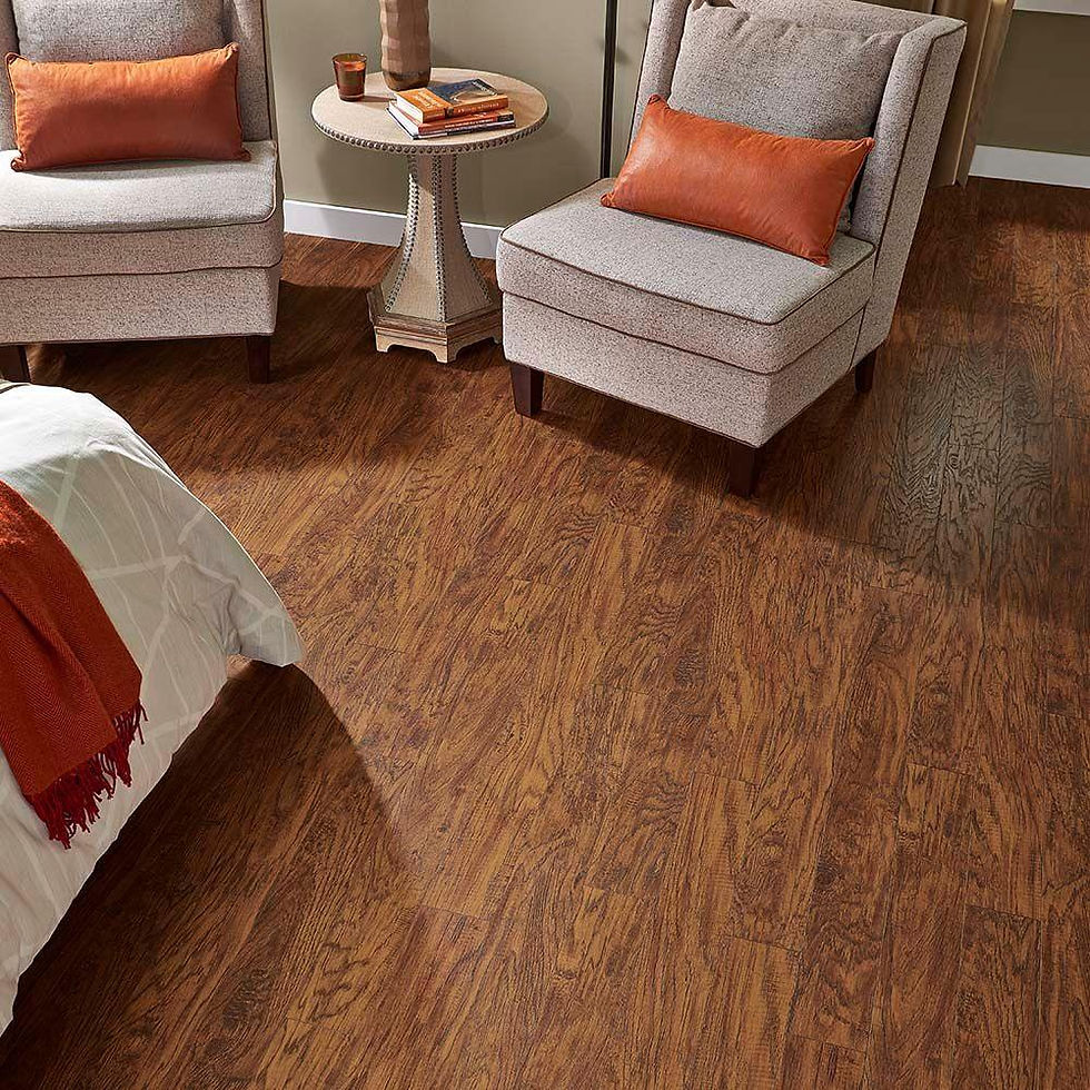 Miniatura: Laminate Floor Board, Hickory, 10-mm