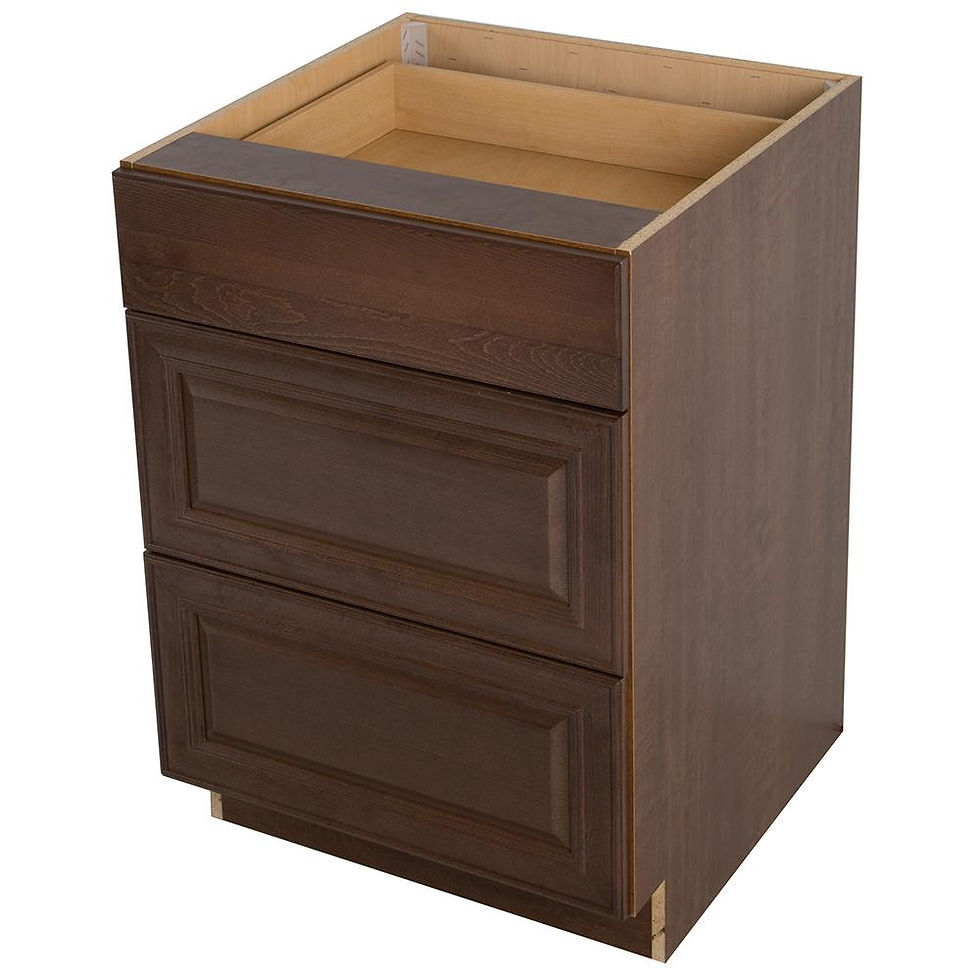 Miniatura: Base Cabinet, Dark Brown, 24-in W x 34.5-in H