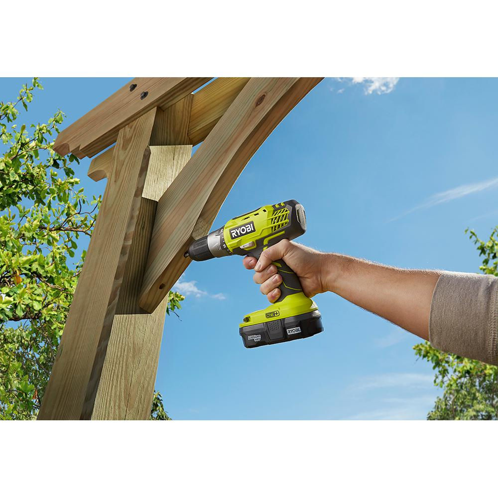 Ryobi 18V Cordless 1/2-in. Drill/Driver and Impact Driver Combo Kit