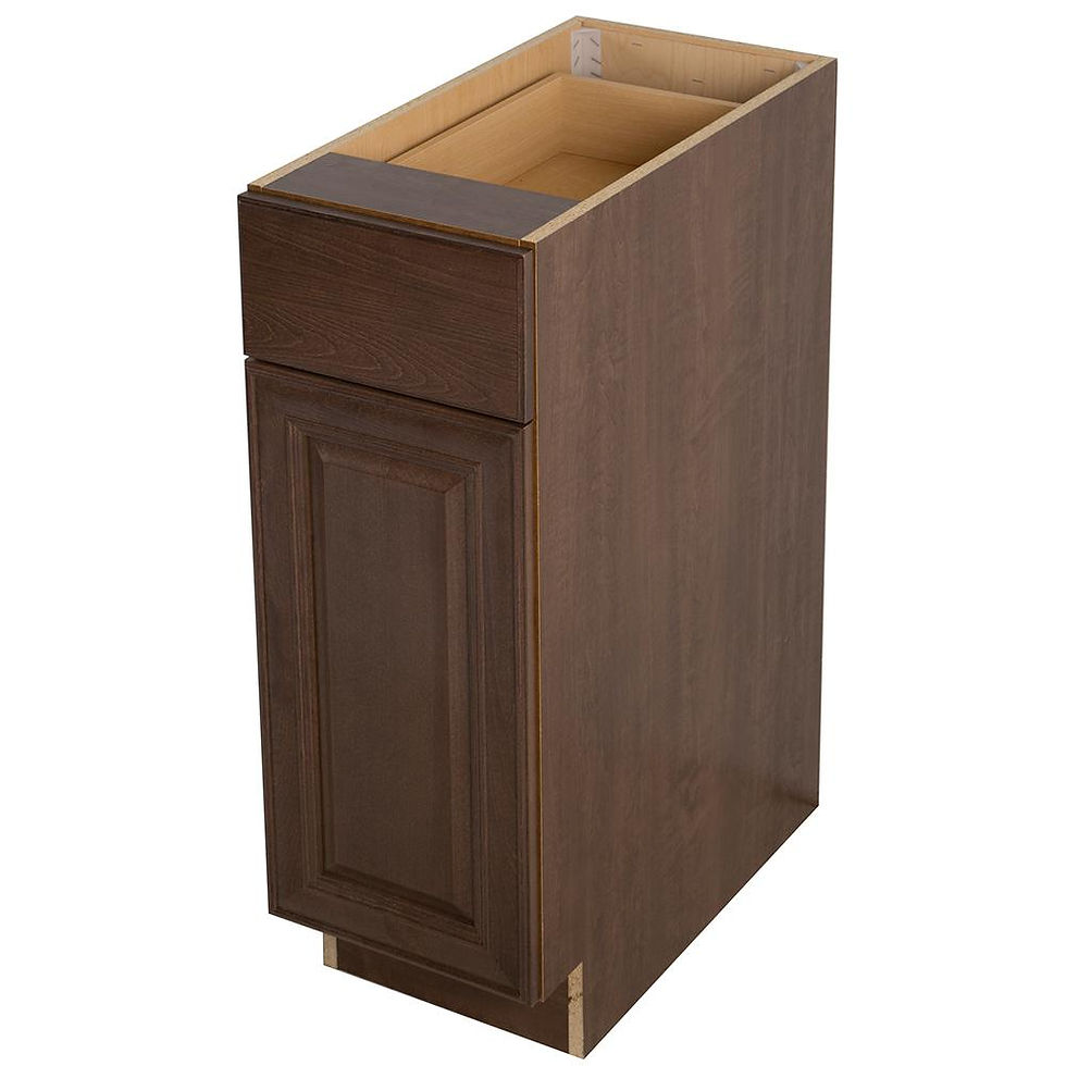 Thumbnail: Base Cabinet, Dark Brown, 12-in W x 34.5-in H