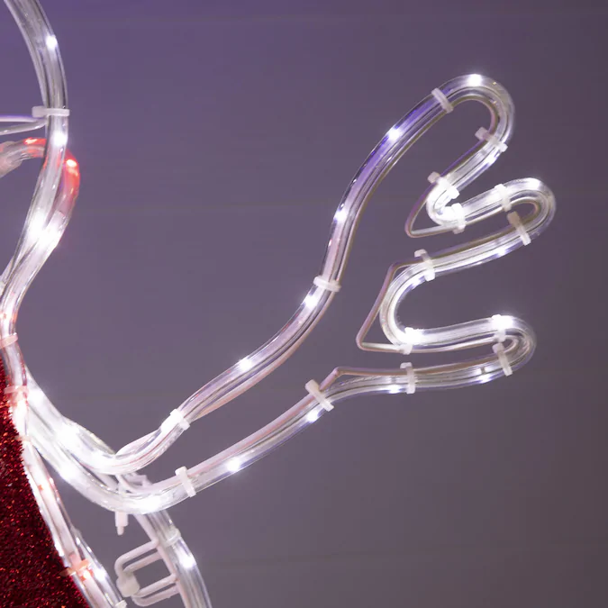 Miniatura: Pre-Lit 48-in Snowman White LED Lights