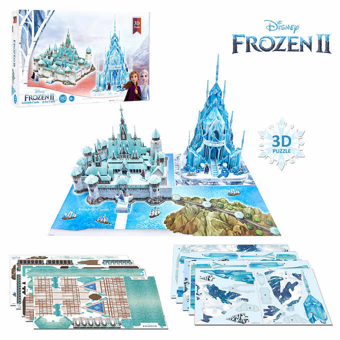 Thumbnail: Disney Frozen 2 Arendelle and Ice Palace 3D Puzzle