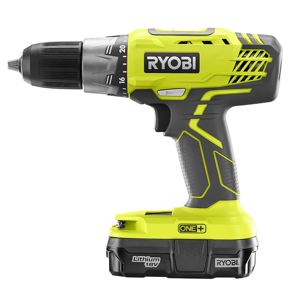 Miniatura: Ryobi 18V Cordless 1/2-in. Drill/Driver and Impact Driver Combo Kit