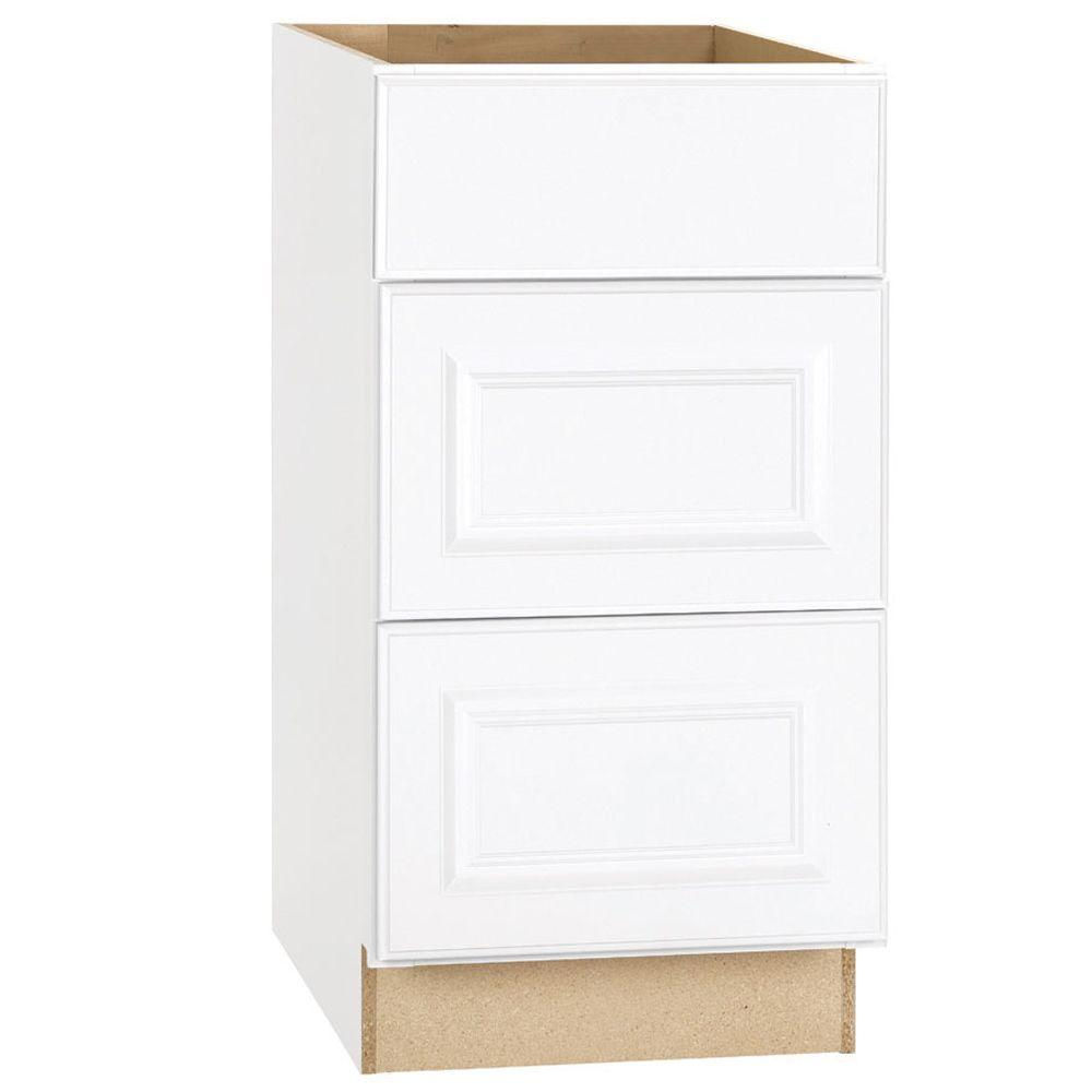 Base Cabinet, White, 18-in W x 34.5-in H