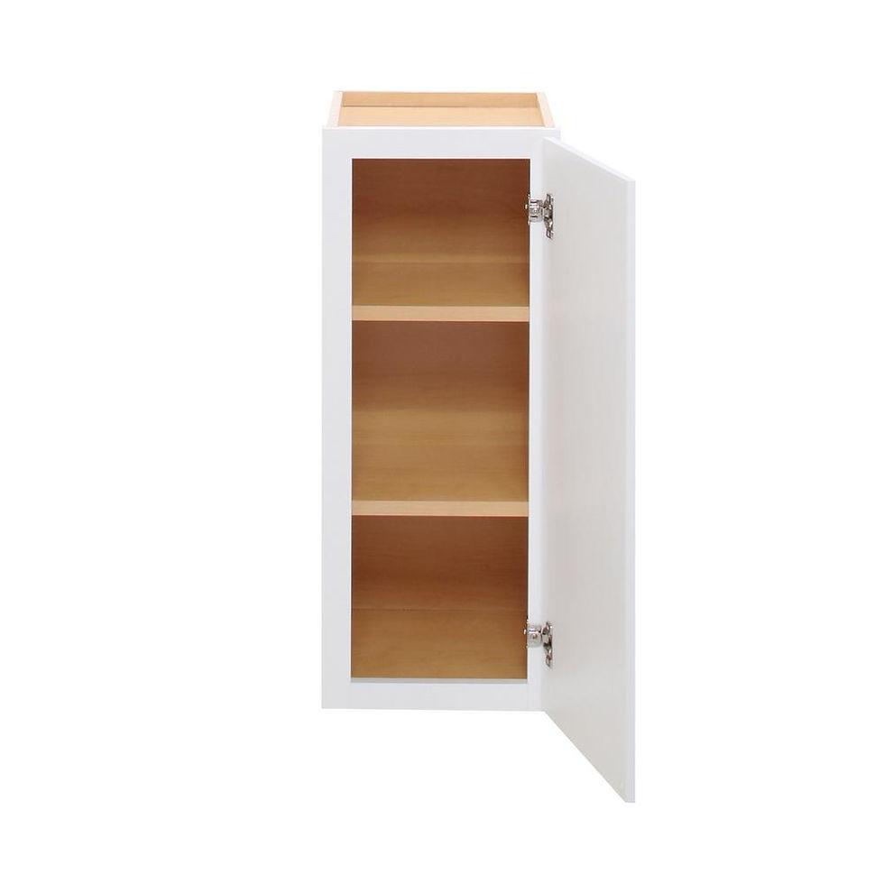 Miniatura: Wall Cabinet, White, 12-in W x 30-in H