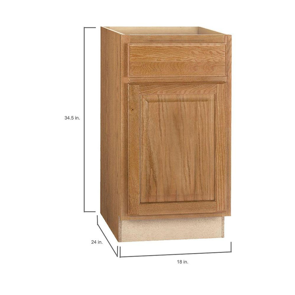 Thumbnail: Base Cabinet, Teak, 18-in W x 34.5-in H
