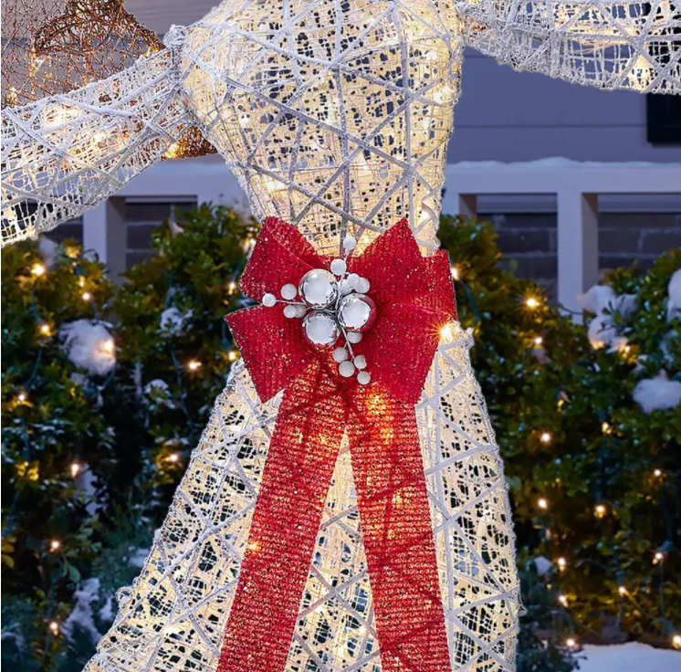 Miniatura: 7.5-ft  LED Angel Yard Sculpture