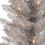 Miniatura: Pre-Lit 6-ft Rose Gold Tinsel Christmas Tree Clear Incandescent Lights