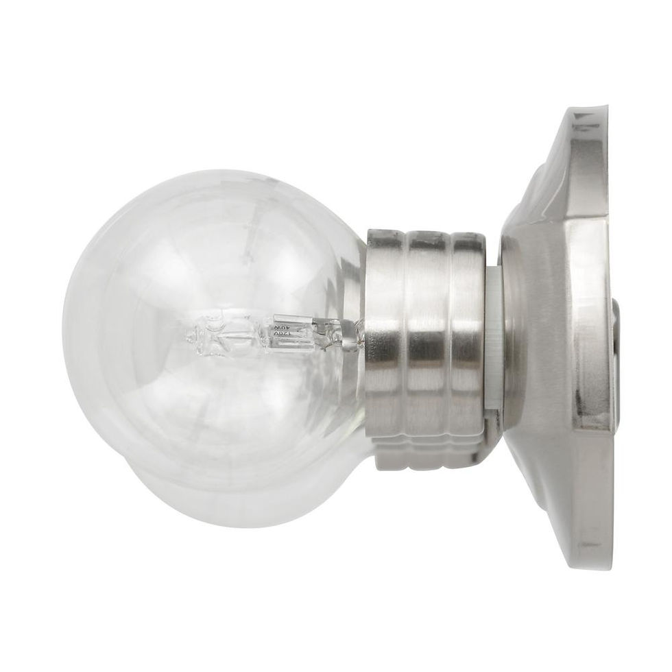 Miniatura: 4-Light Brushed Nickel Vanity Light Bar