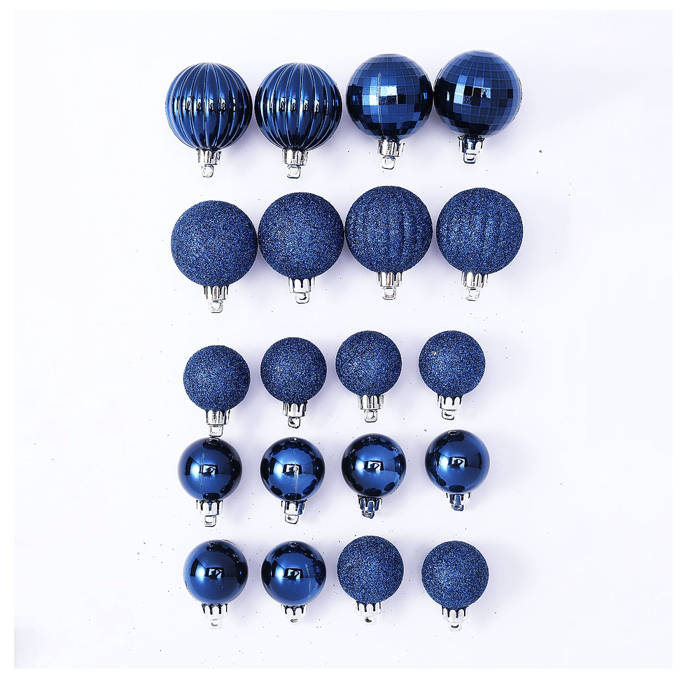 Mini Shatterproof 20-ct Ornament, Royal Blue