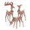 Thumbnail: Pre-Lit 3-pc Reindeer Family Clear Incandescent Lights