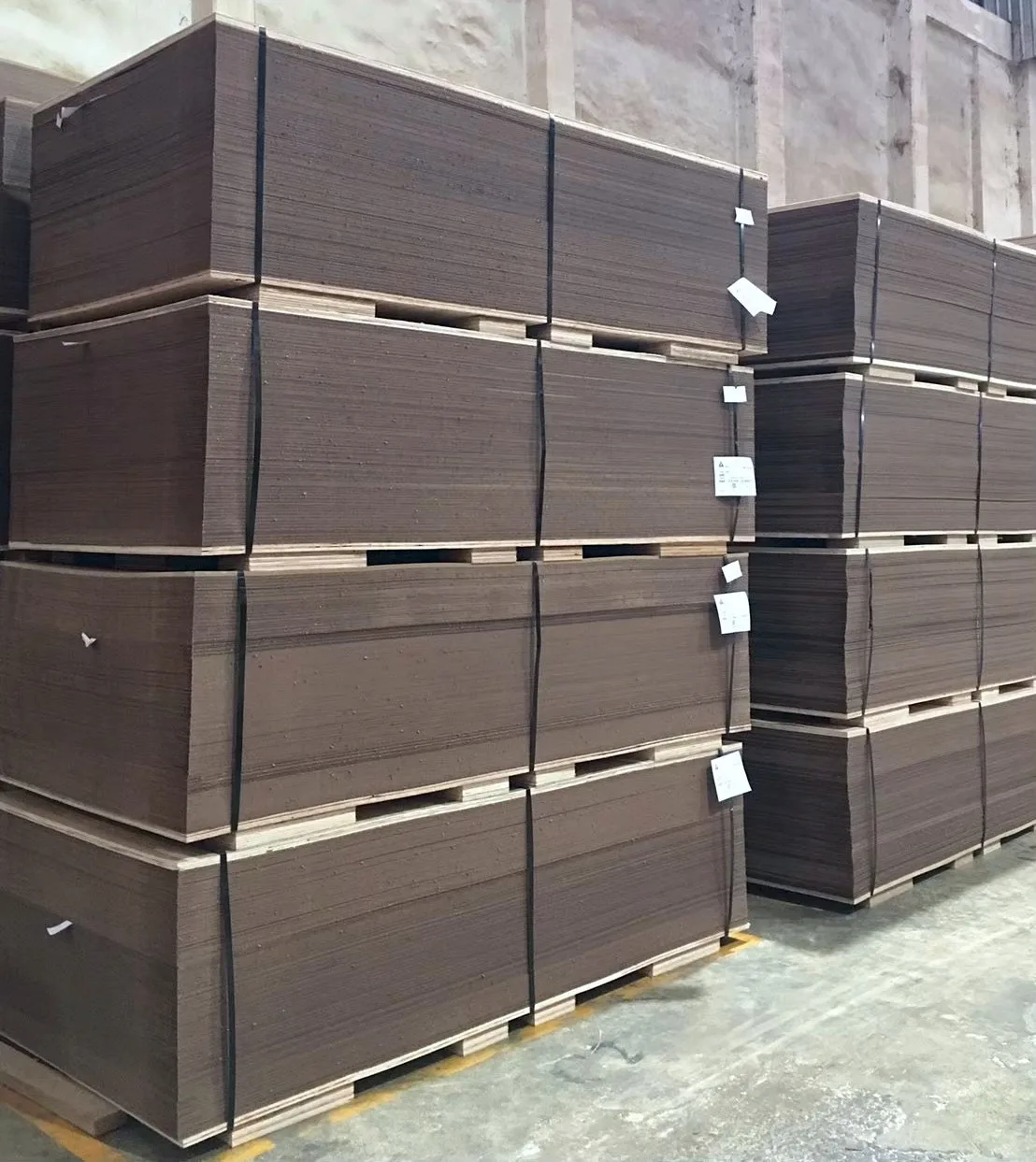 Hardboard before packing