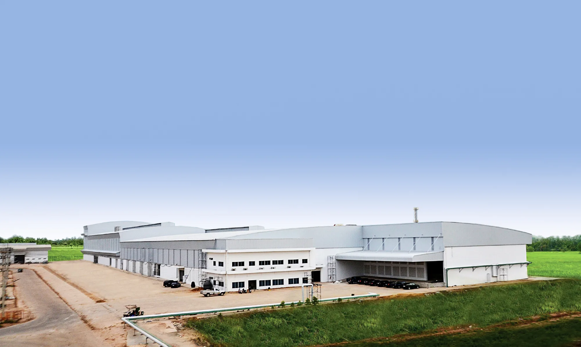 Aerial view of the AAF factory