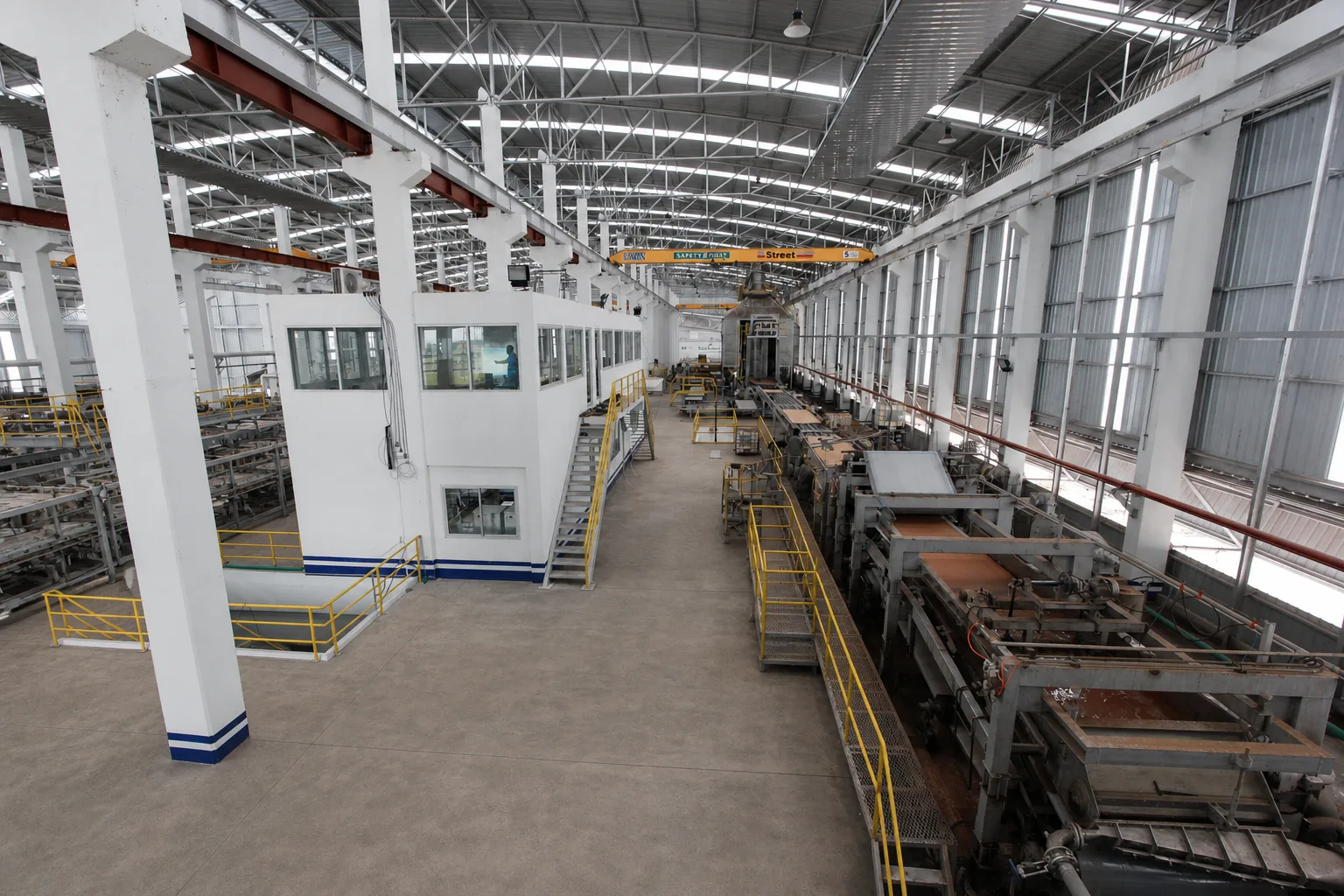 Hardboard production line