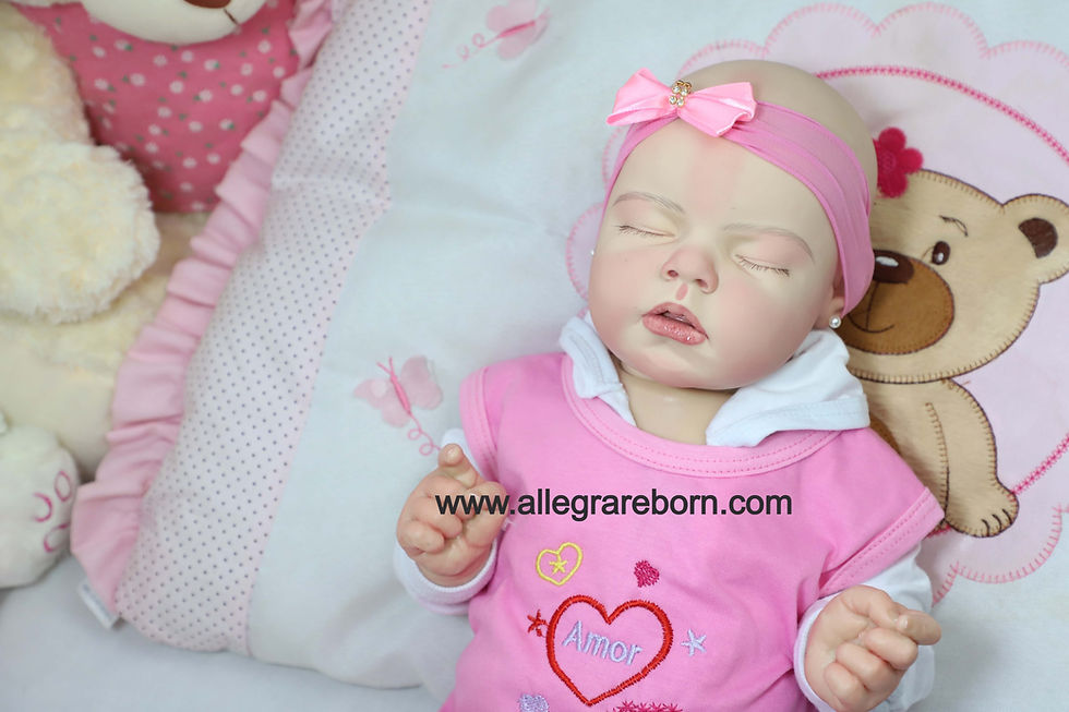 Miniatura: Bebê Reborn Eduarda Careca
