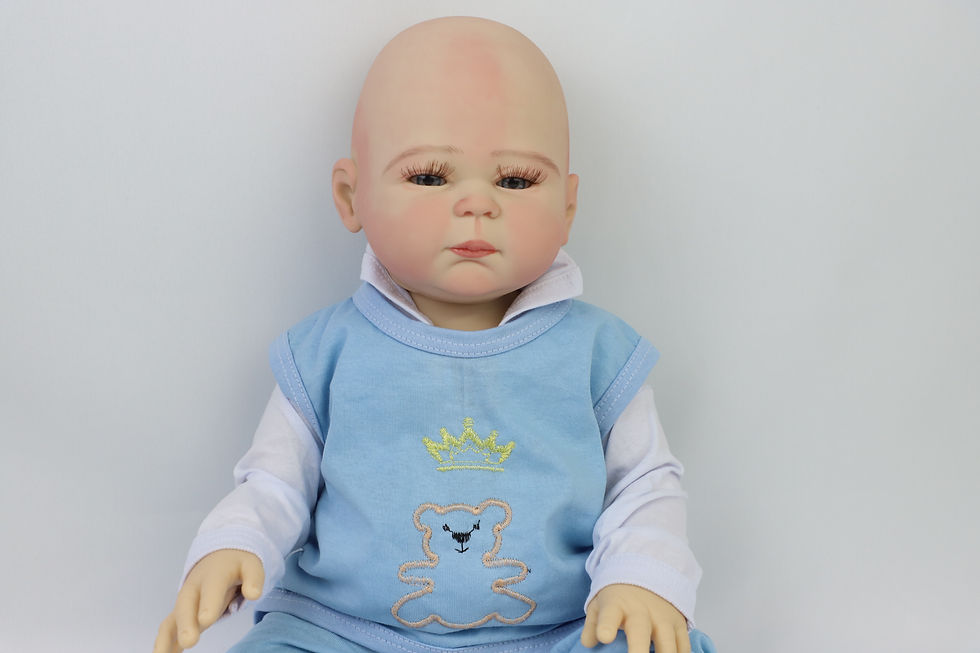 Miniatura: Bebê Reborn Carmelo  Careca