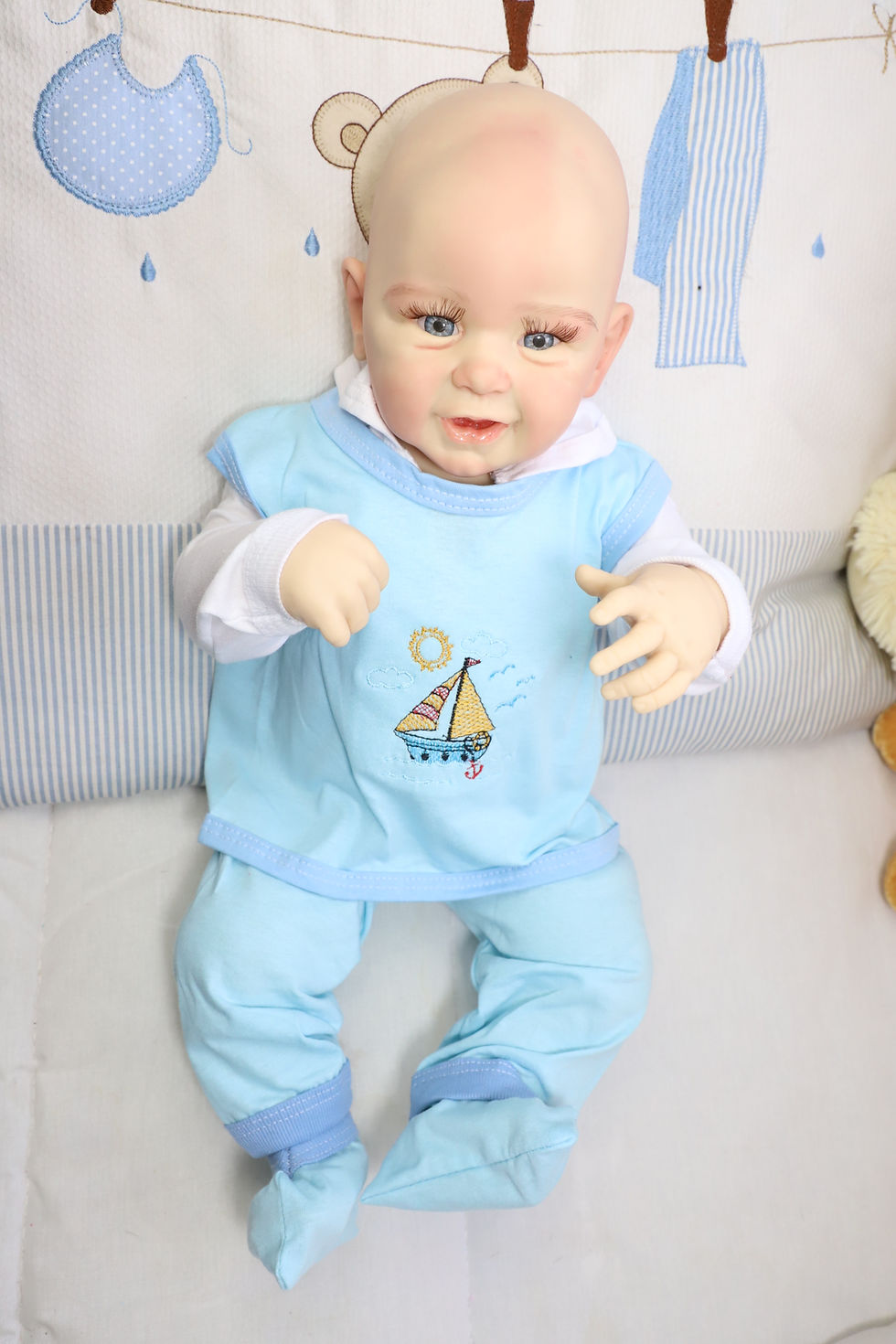 Miniatura: Bebê Reborn Phoenix  (menino)  Careca