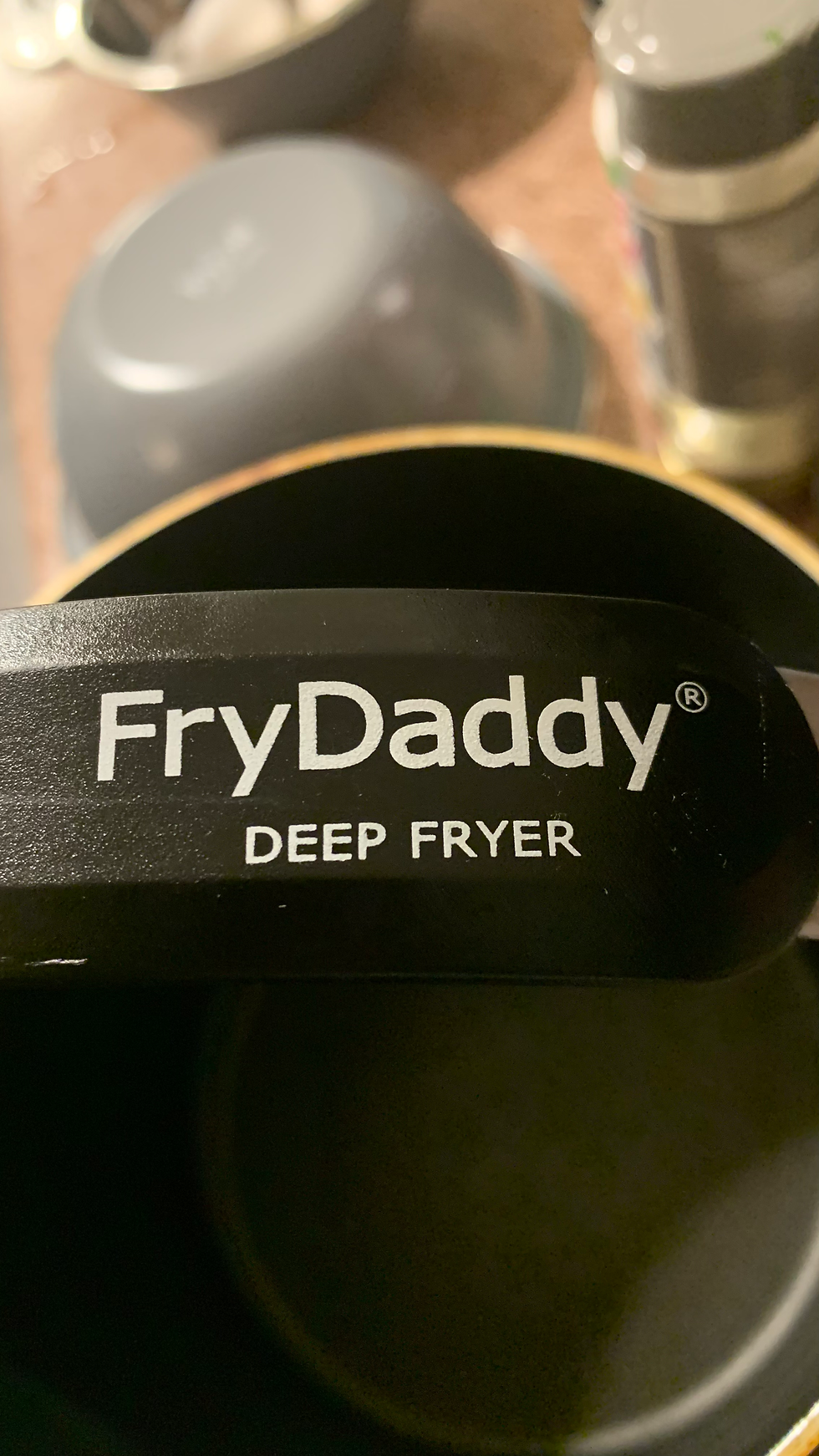 Fry Daddy deep fryer.