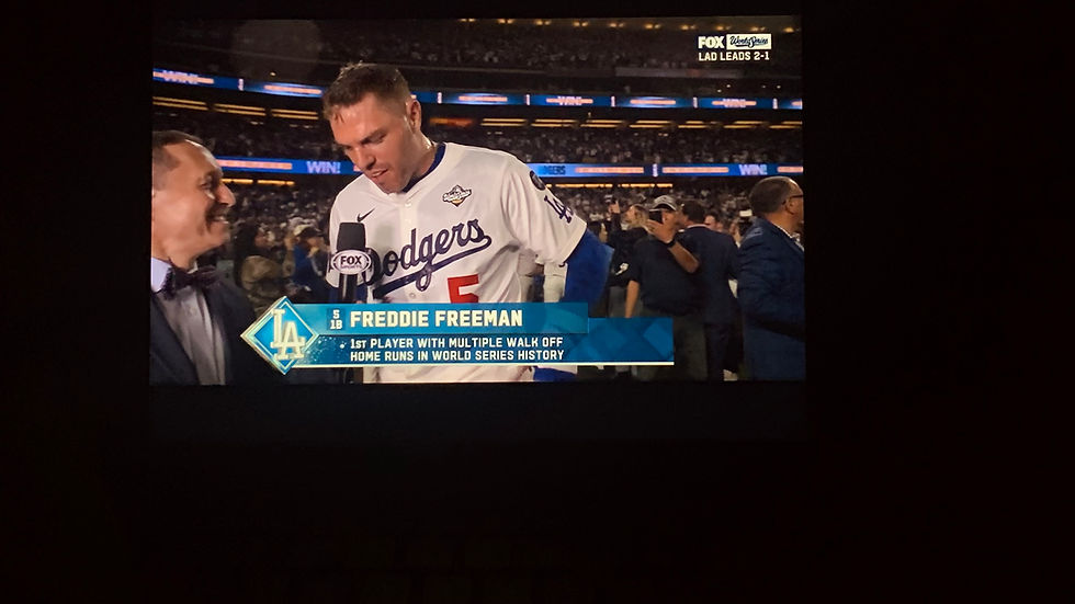Dodgers Win! Freddie Freeman’s Walk-Off Homerun.