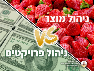 ניהול פרויקטים או ניהול מוצר?