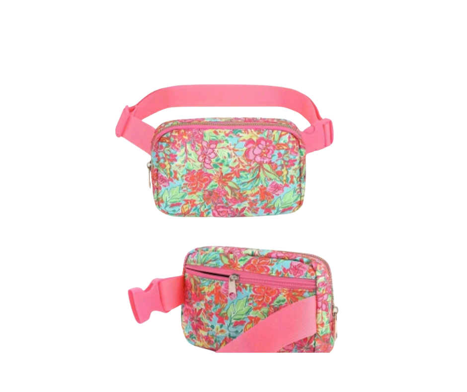 Thumbnail: Small Crossbody Floral Print Bag