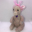 Thumbnail: Pink Felted shimmer bear