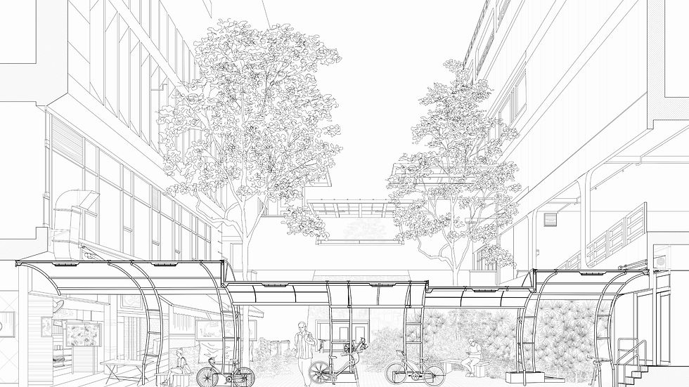 DESIGN ELEMENT: LINK-WAY(TEXTILE CENTRE)