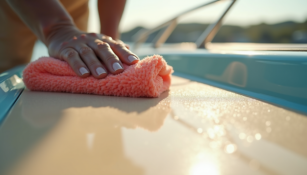 Quality boat detailing with quality products and a lifetime of skills.