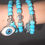 Thumbnail: 3 PIECES OF TURQUOISE BRACELETS, HANDMADE