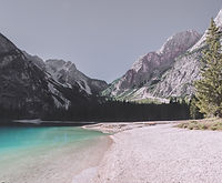 Lake and Mountains Landscape