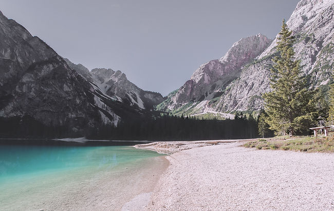 Lake and Mountains Landscape
