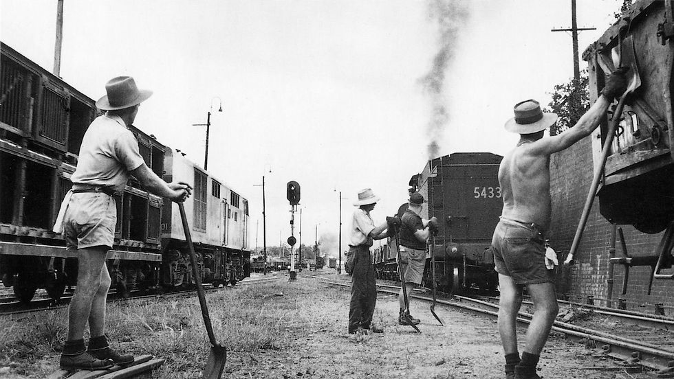 Wheatley - Muswellbrook perway crew.