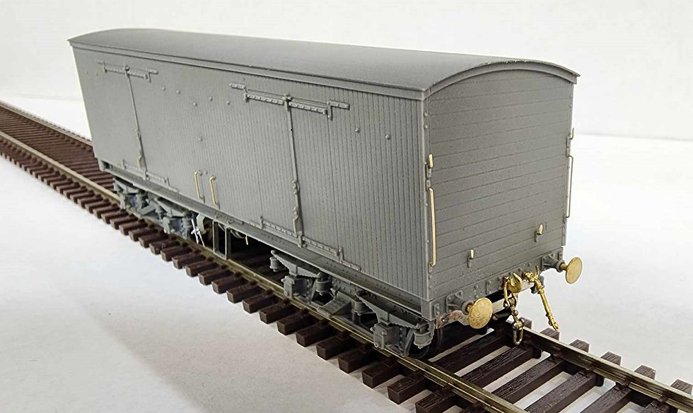 Thumbnail: Screw Coupled MCV Covered Van kit - HO Scale.
