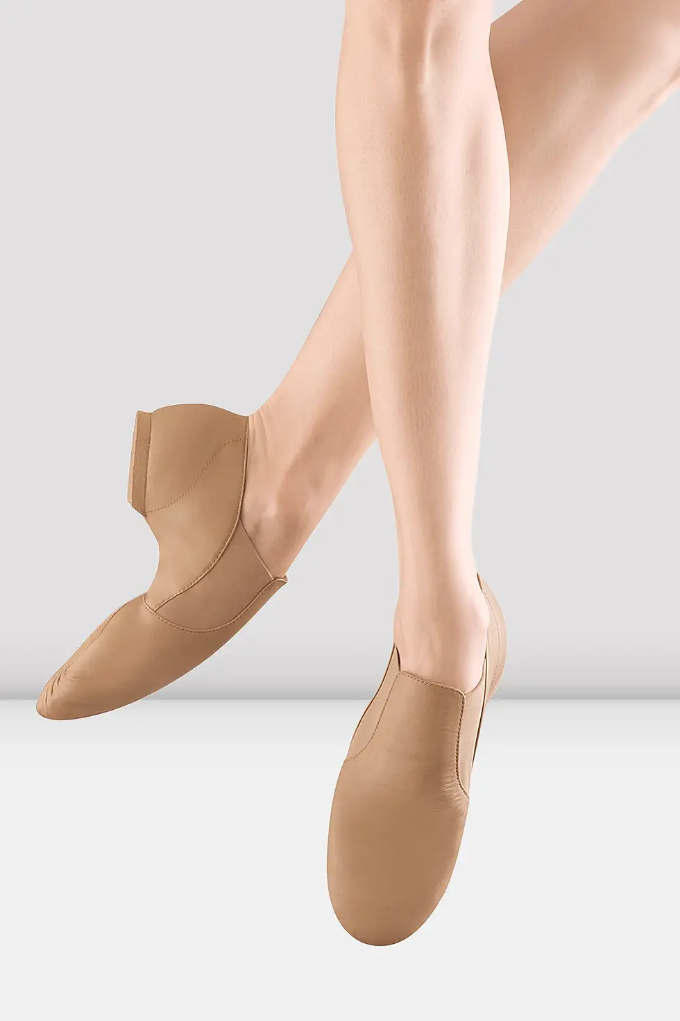 Thumbnail: Ladies Leather Elasta Jazz Booties