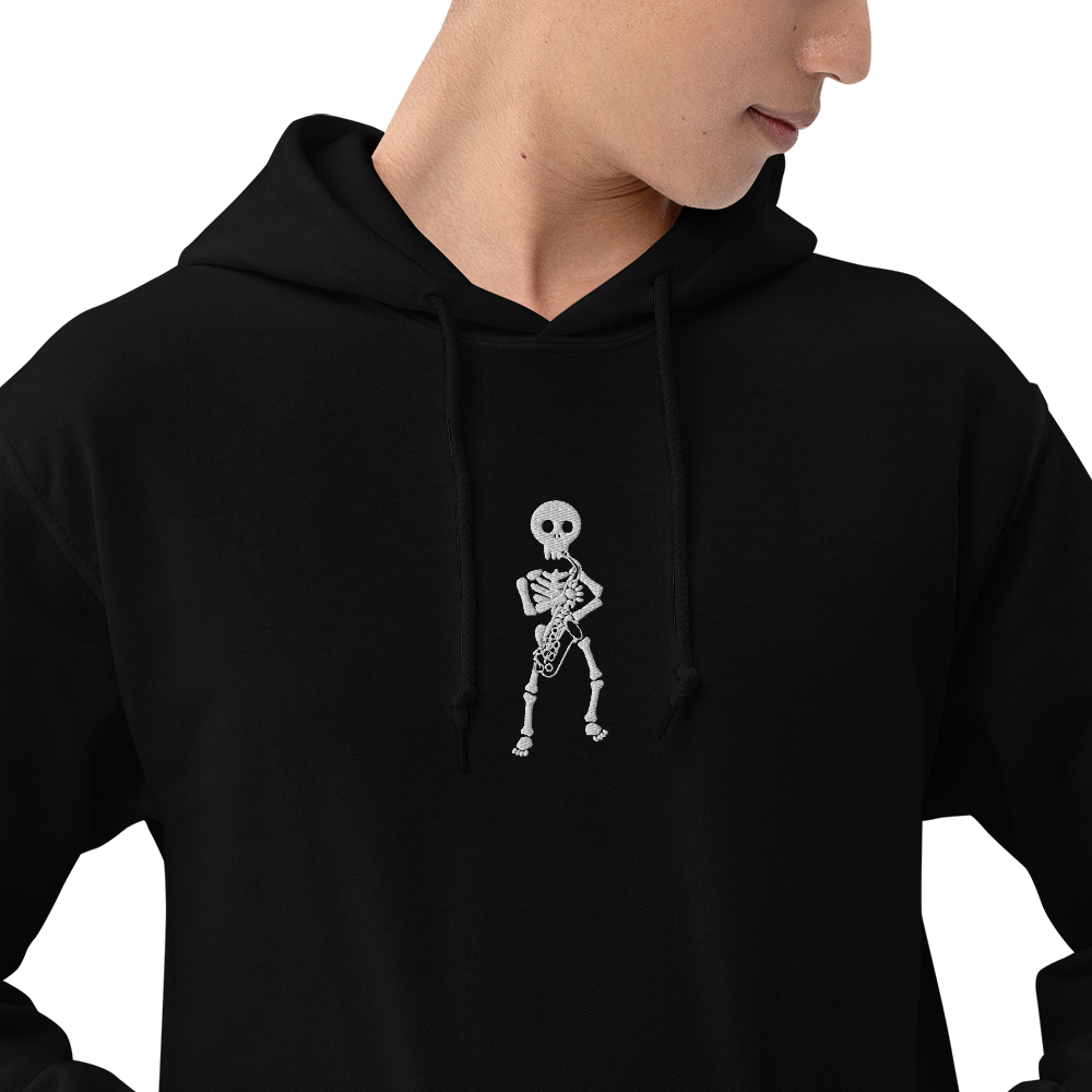 Embroidered Skeleton - Saxophone