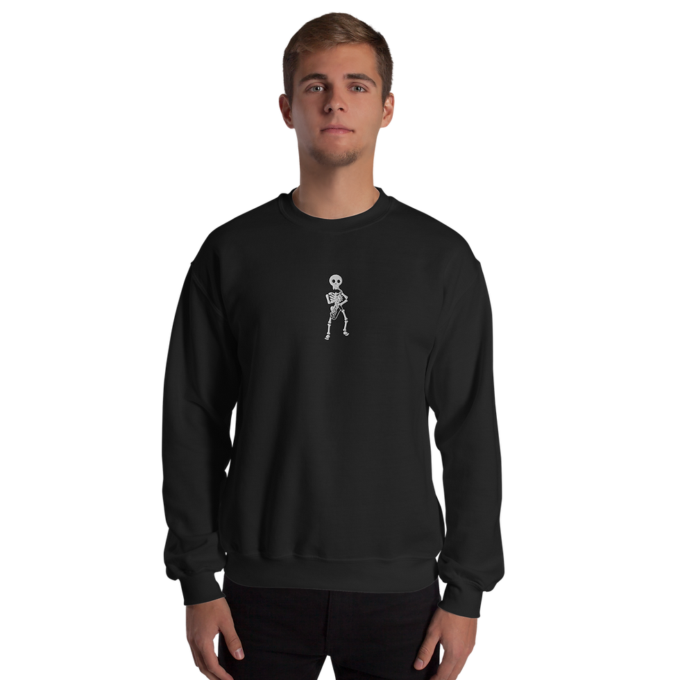 Thumbnail: Embroidered Skeleton - Saxophone