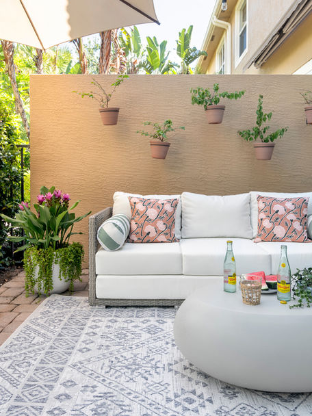 Palm Beach Coastal Eclectic Patio