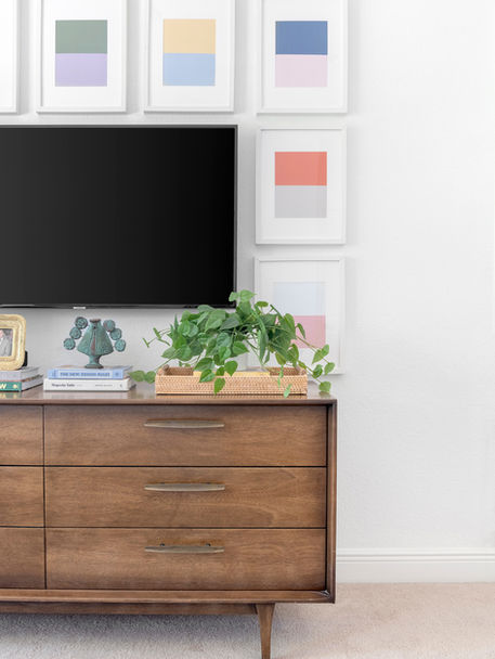 Palm Beach Coastal Eclectic Family Room