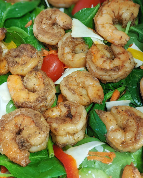 Cajun Shrimp Caesar Salad