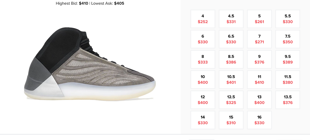 Yeezy QNTM 'Quantum' Sneakers High for MEN Slam Jam
