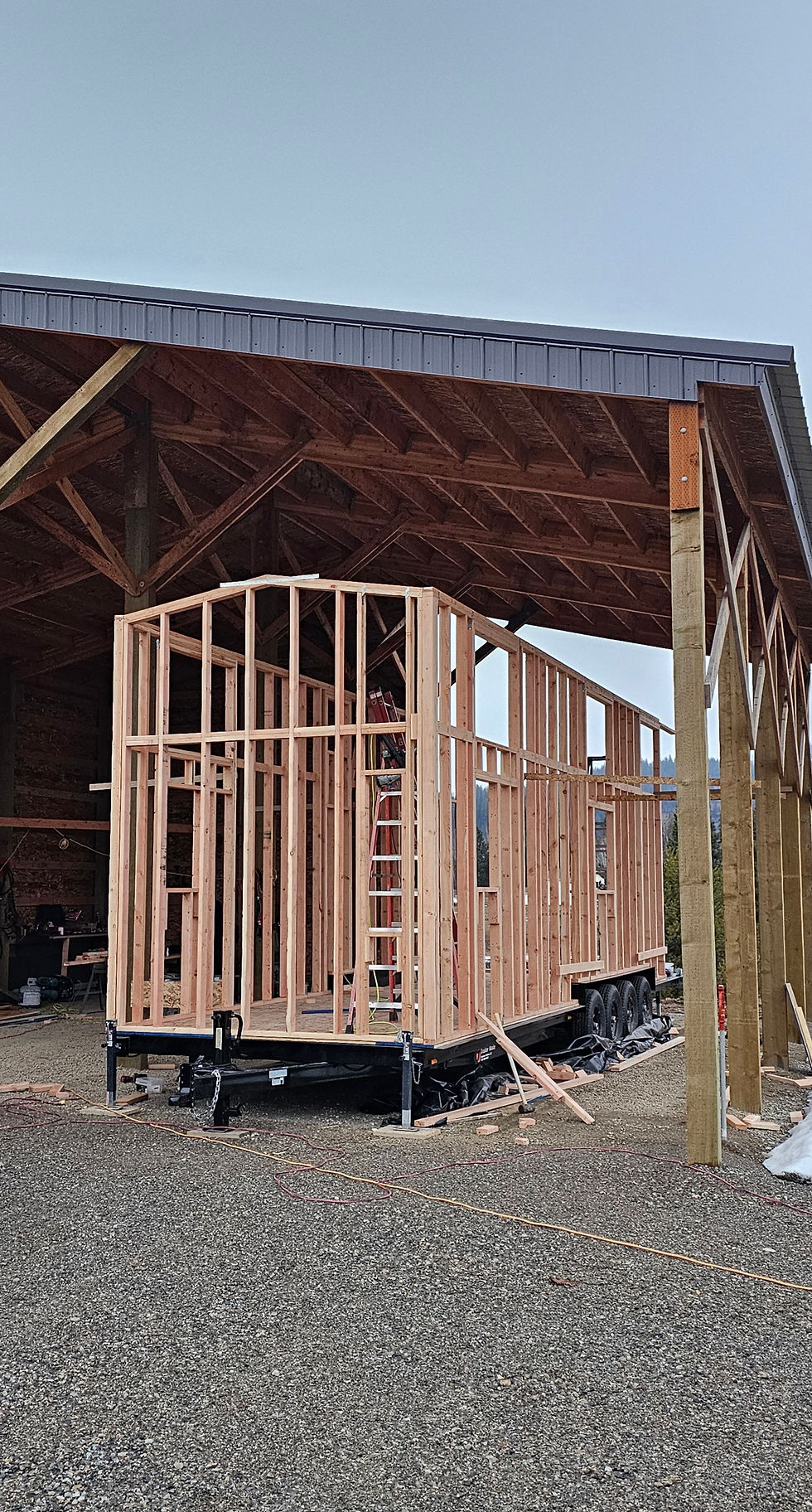 tiny home Outside Frame
