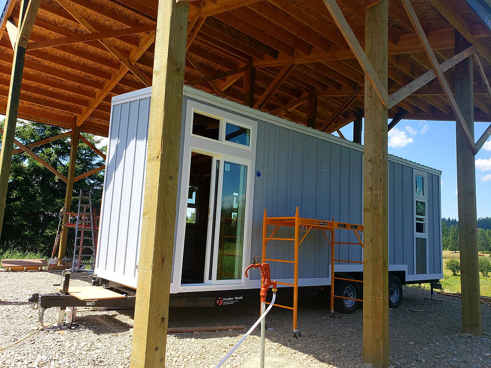 Tiny home rear