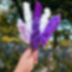 Crochet Lavender bouquet 